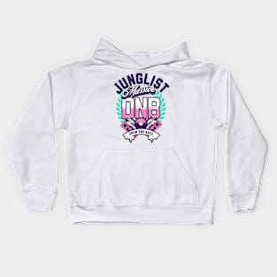 DNB - Junglist Massive (purple/pink/teal) Kids Hoodie